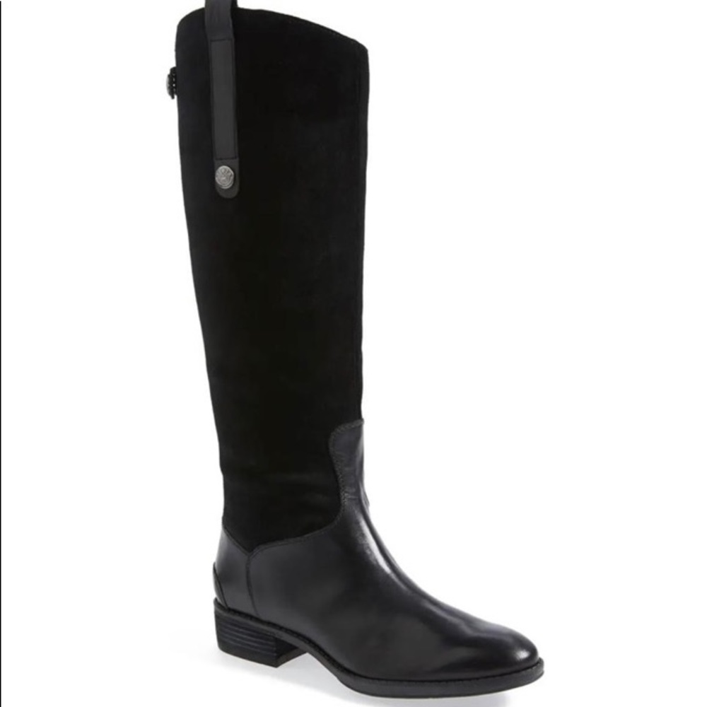 Sam Edelman Suede and Leather Riding Boot (7)